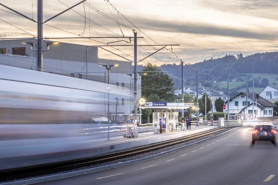 Projektabschluss neue WSB-Bahnhofanlage Oberkulm